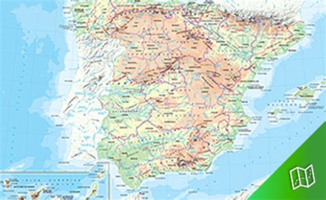 Mapa Fisico Y Politico De Espana Didactalia Material Educativo Otosection