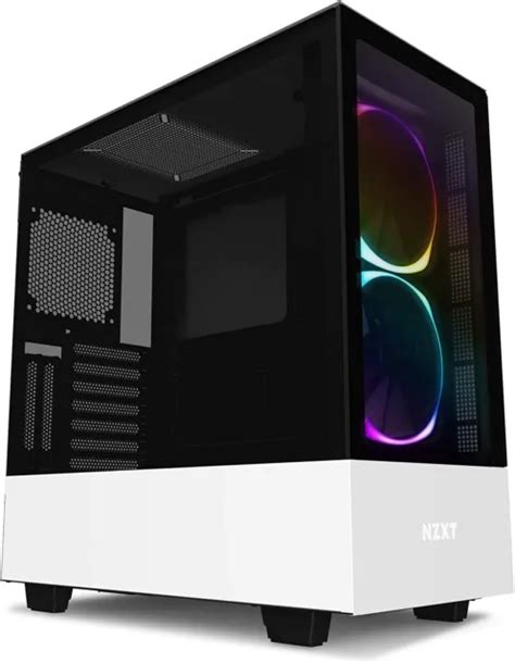 Nzxt H Elite Premium Mid Tower Atx Case Pc Gaming Case White Black