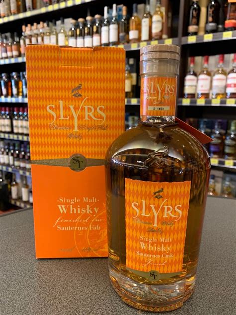 Slyrs Single Malt Sauternes Cask Rum Whisky Van Den Bos
