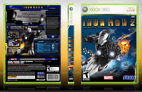 Iron Man 2 Xbox 360 Box Art Cover By Trevownz