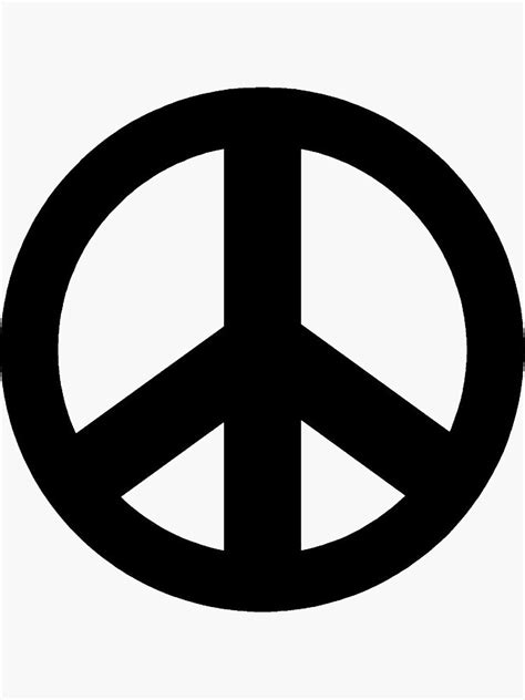 Peace Sign Symbol Sticker By T Shirtsts Redbubble