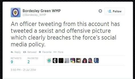 Police Force Sexist Post Twitter Uk News Uk