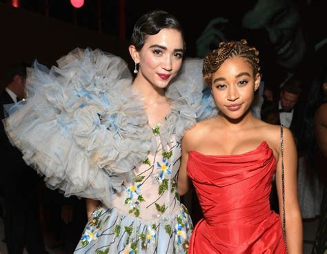 Rowan Blanchard And Amandla Stenberg From 2019 Vanity Fair Oscars After Party E News Australia