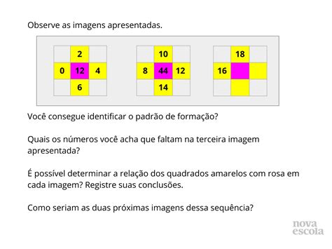 Regularidades Em Sequências Numéricas Planos De Aula 5° Ano