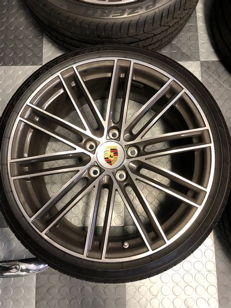 Oem 991 Porsche Turbo Wheels Tires Tpms And Center Caps 710 Miles