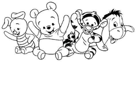 Cute Baby Winnie The Pooh Coloring Pages Luciennholt