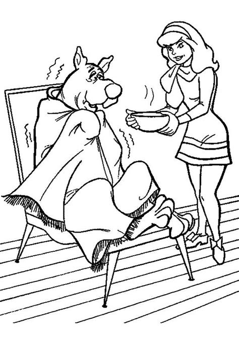 Scooby Doo Coloring Pages Velma