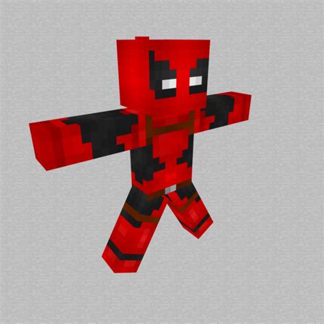 Marvel Deadpool Reloaded Minecraft Skin