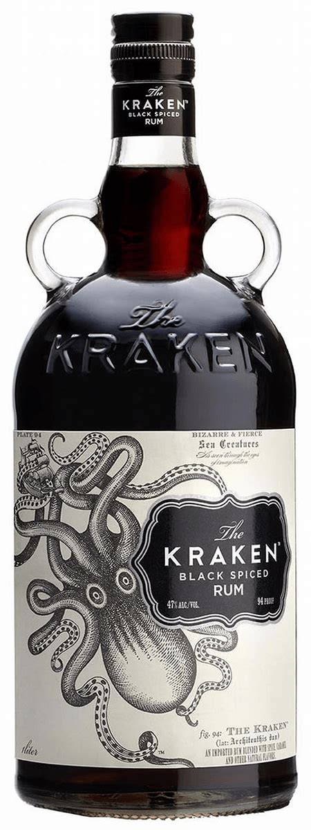 Kraken is a dark, spicy rum. The Kraken Black Spiced Rum - 1 L - Bremers Wine and Liquor