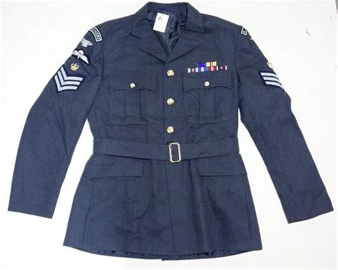 British Army Surplus Royal Air Force Raf Uniform Officer Jackets Blue