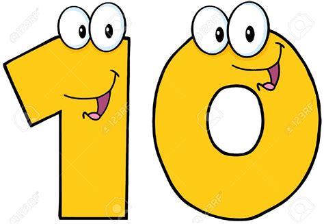 Number 10 Clipart 101 Clip Art