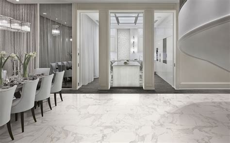 The calacatta collection mimics the look of white italian marble, featuring delicate veining and subtle variation. CALACATTA - Ceramiche Vallelunga &CO