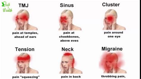 The Place Of The Pain Detects The Type Of Headache The Cause And