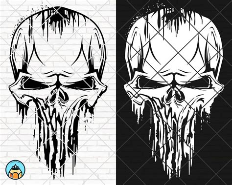 Punisher Svg Punisher Logo Svg Skull Svg Punisher Skull Etsy