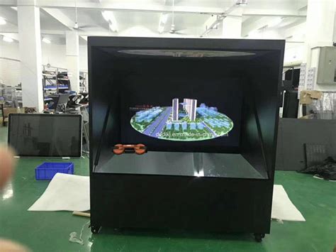 Dedi 70inch 180270360 Degree Floor Stand Holographic Display 3d Pyramid For Jewelry Display