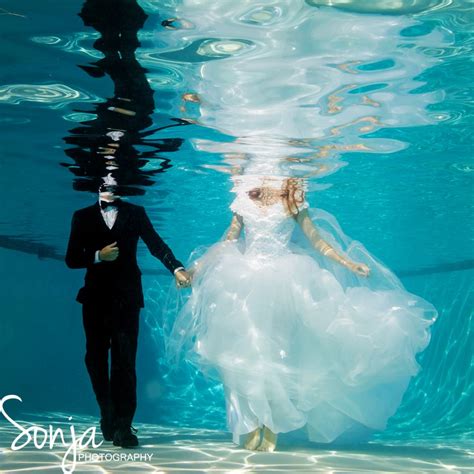 Underwater Wedding Fashion Photography Image By Sonja Photography