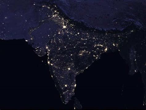 Take A Look Nasa Releases Satellite Images Of India At Night And They