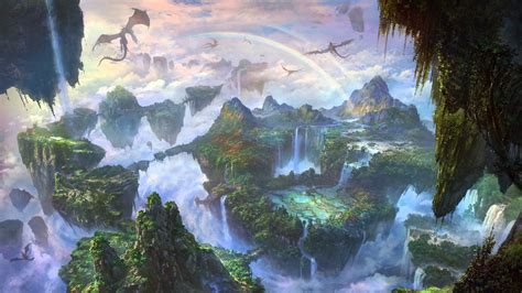 Fantasy Landscape Art Artwork Nature Scenery Fantasy Art Landscapes