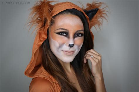 Fox Halloween Makeup Tutorial Halloween Makeup Diy Halloween