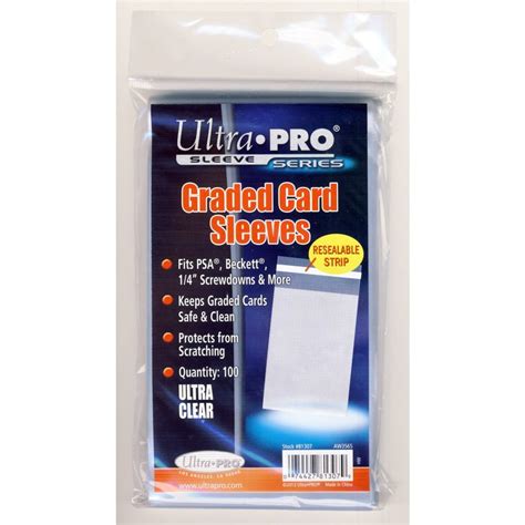 Get the best deals on ultra pro trading card game sleeves. Ultra Pro Graded Card Sleeves 10-Pack Lot | Steel City ...