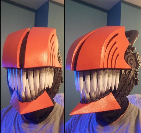 Re Repainted My Chainsaw Man Head Templates From Sks Props Clean