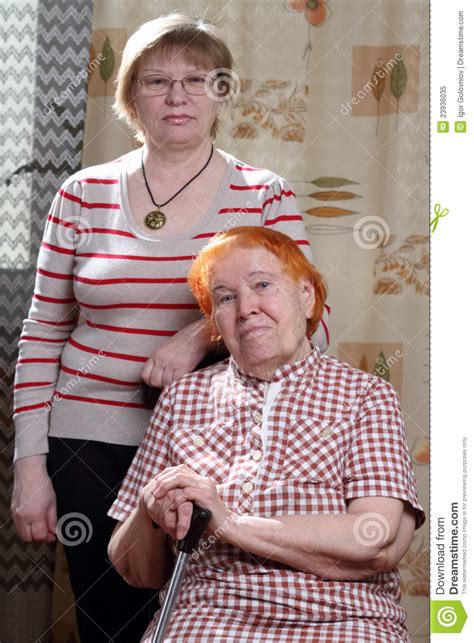 Two Womans Stock Image Image Of Caucasian Human Portrait