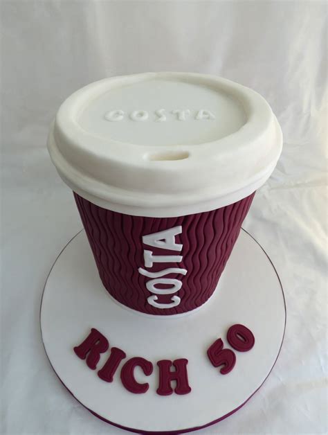 Costa Coffee Cup Birthday Cake Susies Cakes