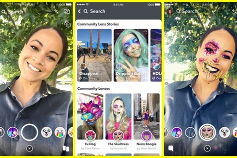 Lens Explore La Sezione Di Snapchat Con 100000 Nuovi Filtri Ecco