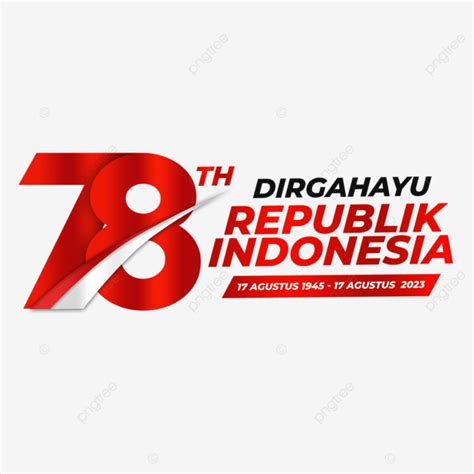 بطاقة تهنئة بمناسبة الاستقلال الإندونيسي رقم 78 تحمل شعار كوخ ري 2023