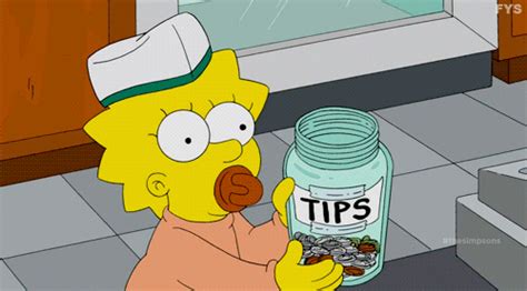 the simpsons tips find and share on giphy