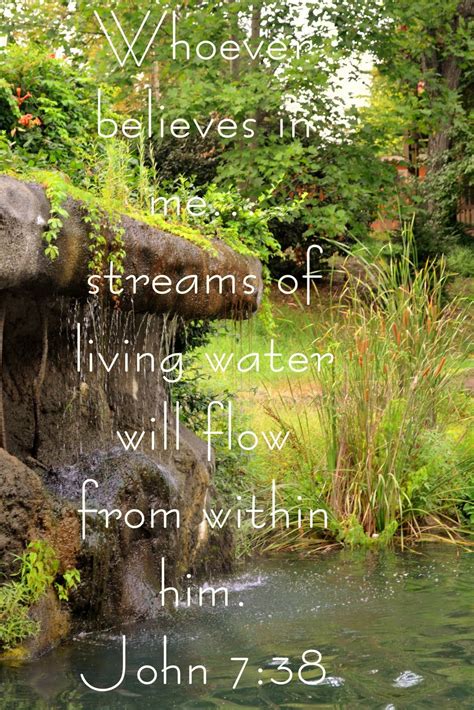 John 738 Rivers Of Living Water Living Water John 738