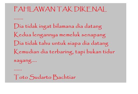 Contoh Puisi Pahlawan Singkat