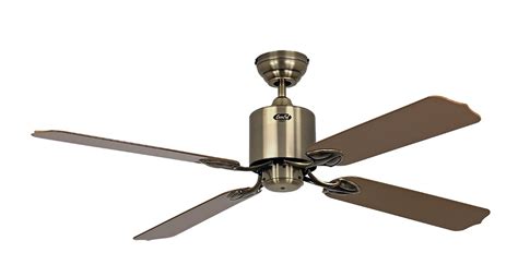 Energy Saving Ceiling Fan Solar Breeze 12 V Dc Brass