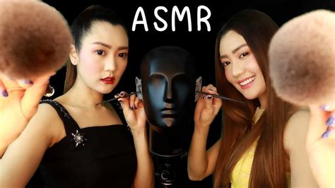 asmr twin ear cleaning and massage that will make you tingle 100 [binaural] asmr ฝาแฝด แคะหู