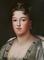 Portrait of Teresa Kunegunda Sobieska, Electress of Bavaria in a silver ...