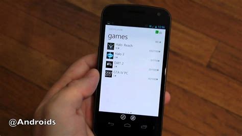 My Xbox Live App For Android Hands On Youtube