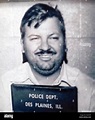 Mug shot of John Wayne Gacy. John Wayne Gacy Jr. (1942-1994) an ...