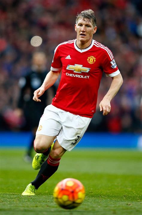 Bastian Schweinsteiger Of Manchester United During The Barclays Premier League Manchester