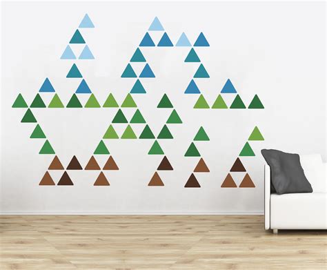 Triangle Pattern Wall Stickers £9999 On Behance
