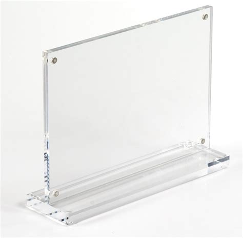 photo frames magnetic frames home décor 4x6 acrylic magnetic photo frame sign holder 12