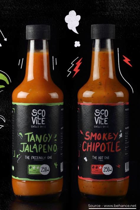 35 Attractive Sauce Packaging Design 2024 Designerpeople Chilli Sauce Food Packaging Design