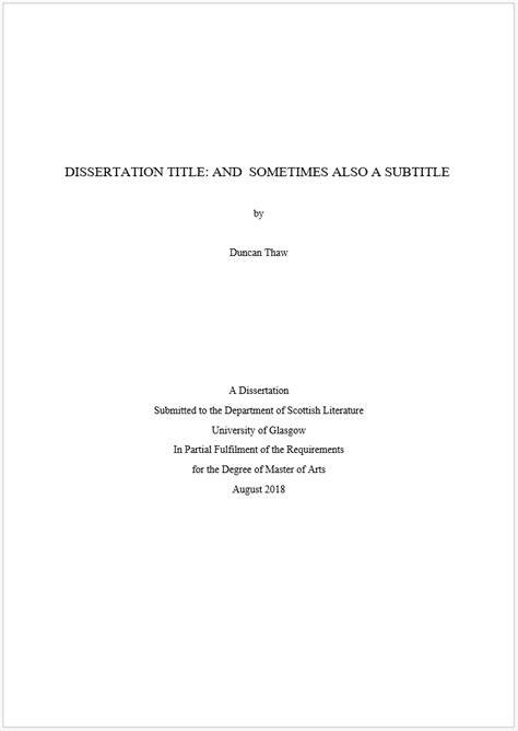 Thesis Title Page Apa Format Thesis Title Ideas For College