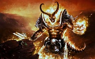 Bilder von Rüstung Dämonen Horn Fantasy