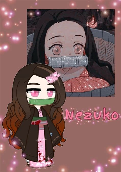 Nezuko Cartoon Gacha Made By Meh Anime Cute Cartoon Edits Gacha Life