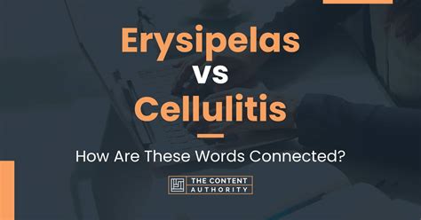 Erysipelas Vs Cellulitis How Are These Words Connected