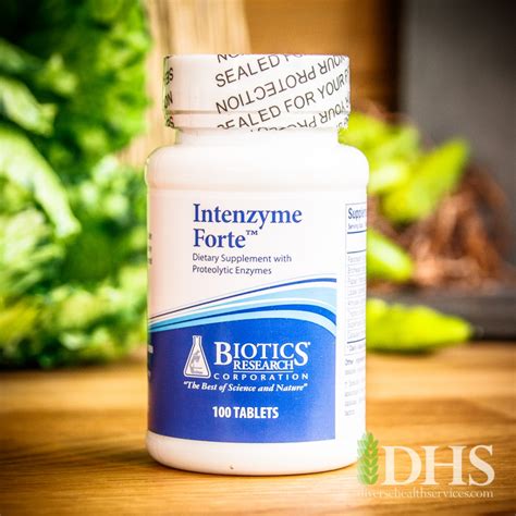 intenzyme forte biotics supplements from diverse health services novi mi