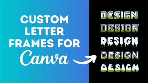 30 Custom Canva Letter Frames Completely Free To Use
