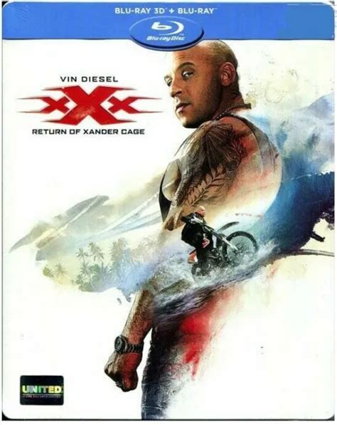 XXX RETURN OF Xander Cage 2017 Limited SteelBook 2D 3D Blu Ray