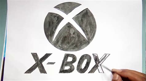 How Can You Draw The Xbox Logo Symbol Drawing Youtube