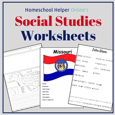 Free Printable Social Studies Worksheets